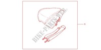 TAIL PACK ATT für Honda CBR 250 R ABS BLACK 2012