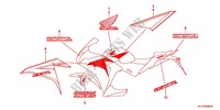 EMBLEM/STREIFEN (CBR250RB/RAB 3F,4E,5ED) für Honda CBR 250 R ABS TRICOLORE 2012
