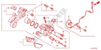 HINTERRAD BREMSSATTEL für Honda CBR 250 R ABS TRICOLORE 2012