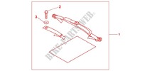 TAIL PACK ATT für Honda CBR 250 R ABS TRICOLORE 2012
