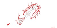 GEHAEUSEABDECKUNG/HANDGEPAECKFACH/ GEPAECKTRAEGER für Honda VISION 110 2012