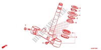 LENKSCHAFT/OBERE BRUECKE für Honda CROSSRUNNER 800 2015