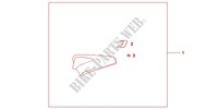 PILLION*PDBG/PBK* für Honda CB 1000 R ABS 2010