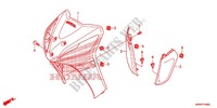 ABDECKUNG, VORNE/LUFTFILTER für Honda WAVE 110 front brake disk 2012