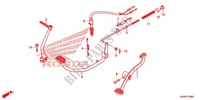 HAUPTSTAENDER/BREMSPEDAL für Honda WAVE 110 front brake disk 2012