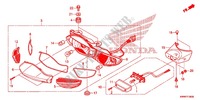 KOMBINATIONSLEUCHTE für Honda WAVE 110 front brake disk 2012
