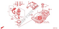 KRAFTSTOFFTANK für Honda WAVE 110 front brake disk 2012