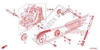 NOCKENWELLENKETTE/SPANNVORRICHTUNG für Honda WAVE 110 disque frein avant 2013