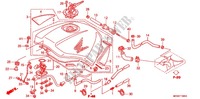 KRAFTSTOFFTANK für Honda PAN EUROPEAN 1300 ABS 2012
