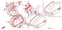 R. SATTELTASCHE  für Honda PAN EUROPEAN 1300 ABS 2012