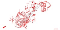 SCHEINWERFER für Honda CROSSRUNNER 800 GREY 2012