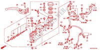 BREMSPUMPE VORNE für Honda CBR 1000 RR ABS RED 2012
