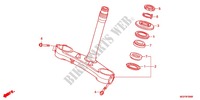 LENKSCHAFT/OBERE BRUECKE für Honda CBR 1000 RR ABS RED 2012