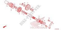 KICKSTARTERSPINDEL für Honda CBF 125 2012