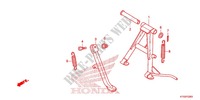 HAUPTSTAENDER/BREMSPEDAL für Honda CBF 125 2012