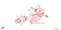 KURBELWELLE/KOLBEN für Honda SH 150 ABS D SPECIAL 3ED 2016
