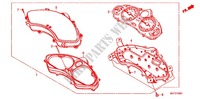 TACHO INSTRUMENTE (FJS400D9/FJS400A) für Honda SILVER WING 400 ABS 2009