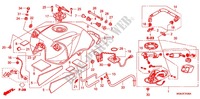 BENZINTANK/KRAFTSTOFFPUMPE (CBF600S/SA) für Honda CBF 600 FAIRING 34HP 2010