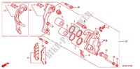 VORDERRAD BREMSSATTEL für Honda CRF 450 R RED 2008