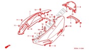 GEHAEUSEABDECKUNG/HANDGEPAECKFACH/ GEPAECKTRAEGER für Honda REFLEX 250 ABS 2003