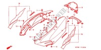 GEHAEUSEABDECKUNG/HANDGEPAECKFACH/ GEPAECKTRAEGER für Honda FORZA 250 X CUSTOMIZED 2003