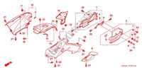 HECKVERKLEIDUNG (TRX500FA/FGA'05) für Honda FOURTRAX 500 FOREMAN RUBICON Hydrostatic 2005