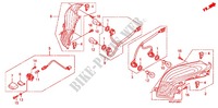 KOMBINATIONSLEUCHTE (FES1257/A7) (FES1507/A7) für Honda S WING 125 FES 2007