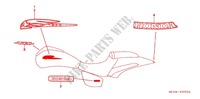 EMBLEM/STREIFEN für Honda VTX 1800 F1 2006