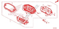 KOMBIINSTRUMENT für Honda MSX GROM 125 SF 2016