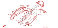 GEHAEUSEABDECKUNG/HANDGEPAECKFACH/ GEPAECKTRAEGER für Honda REFLEX 250 ABS 2007