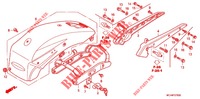 KOTFLUEGEL, HINTEN/GRIFFSTANGE (VTX1800C) für Honda VTX 1800 C 2007