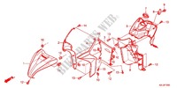 BEINVERKLEIDUNG für Honda VISION 110 2012