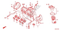ABDECKUNG, VORNE/LUFTFILTER für Honda CB 400 SUPER BOL D\'OR Half cowl attachment two-tone main color 2012