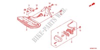 HECKLEUCHTE(2) für Honda CB 400 SUPER BOL D\'OR Half cowl attachment two-tone main color 2012