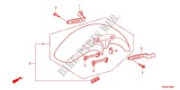 KOTFLUEGEL, VORNE für Honda CB 400 SUPER BOL D\'OR Half cowl attachment two-tone main color 2012