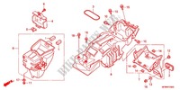 KOTFLÜGEL HINTEN (CB400/S) für Honda CB 400 SUPER BOL D\'OR Half cowl attachment two-tone main color 2012
