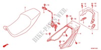 SITZ/SITZVERKLEIDUNG für Honda CB 400 SUPER BOL D\'OR Half cowl attachment two-tone main color 2012