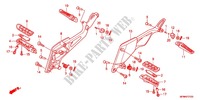 STUFE/KICKARM/ SCHALTPEDAL für Honda CB 400 SUPER BOL D\'OR Half cowl attachment two-tone main color 2012