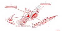 EMBLEM/STREIFEN (AFS125MSD/MCSD/MCRD) für Honda FUTURE 125 Casted wheels, Rear brake disk 2012