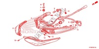 KOMBINATIONSLEUCHTE (AFS125MSD/MCSD,E/MCRD,E) für Honda FUTURE 125 Casted wheels, Rear brake disk 2012
