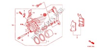 VORDERRAD BREMSSATTEL für Honda FUTURE 125 Casted wheels, Rear brake disk 2012