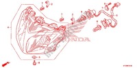 SCHEINWERFER (AFS125MSD/MCSD,E/MCRD,E) für Honda FUTURE 125 Casted wheels, Rear brake disk 2013