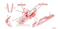 EMBLEM/STREIFEN (AFS125MCSE/MCRE MA) für Honda FUTURE 125 Casted wheels, Rear brake drum 2014