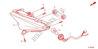 HECKLEUCHTE(2) für Honda CBR 250 R ABS RED 2011