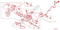 HINTERRAD BREMSSATTEL für Honda CBR 250 R ABS RED 2012