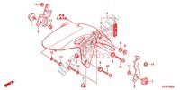 KOTFLUEGEL, VORNE für Honda CBR 250 R ABS TRICOLOR 2012