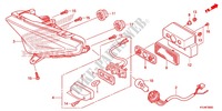 HECKLEUCHTE(2) für Honda CBR 250 R ABS RED 2012