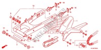 SCHWINGE/KETTENGEHAEUSE für Honda CBR 250 R ABS RED 2012