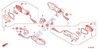 BLINKER(2) für Honda CBR 250 R RED 2011