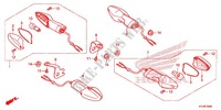 BLINKER(2) für Honda CBR 250 R TRICOLOR 2012